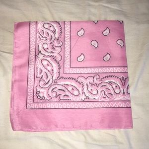 pink bandana